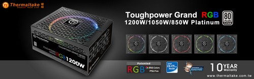 曜越全新Toughpower Grand RGB白金牌系列電源供應器850W‧1050W‧1200W